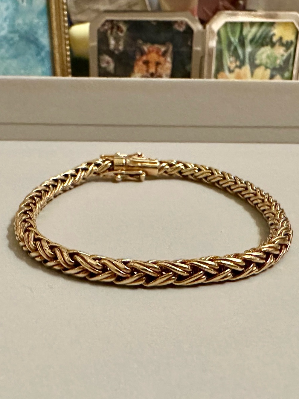 Tiffany & Co. 18k Gold Wheat Chain Bracelet Vintage 12 Grams 💯 Authentic